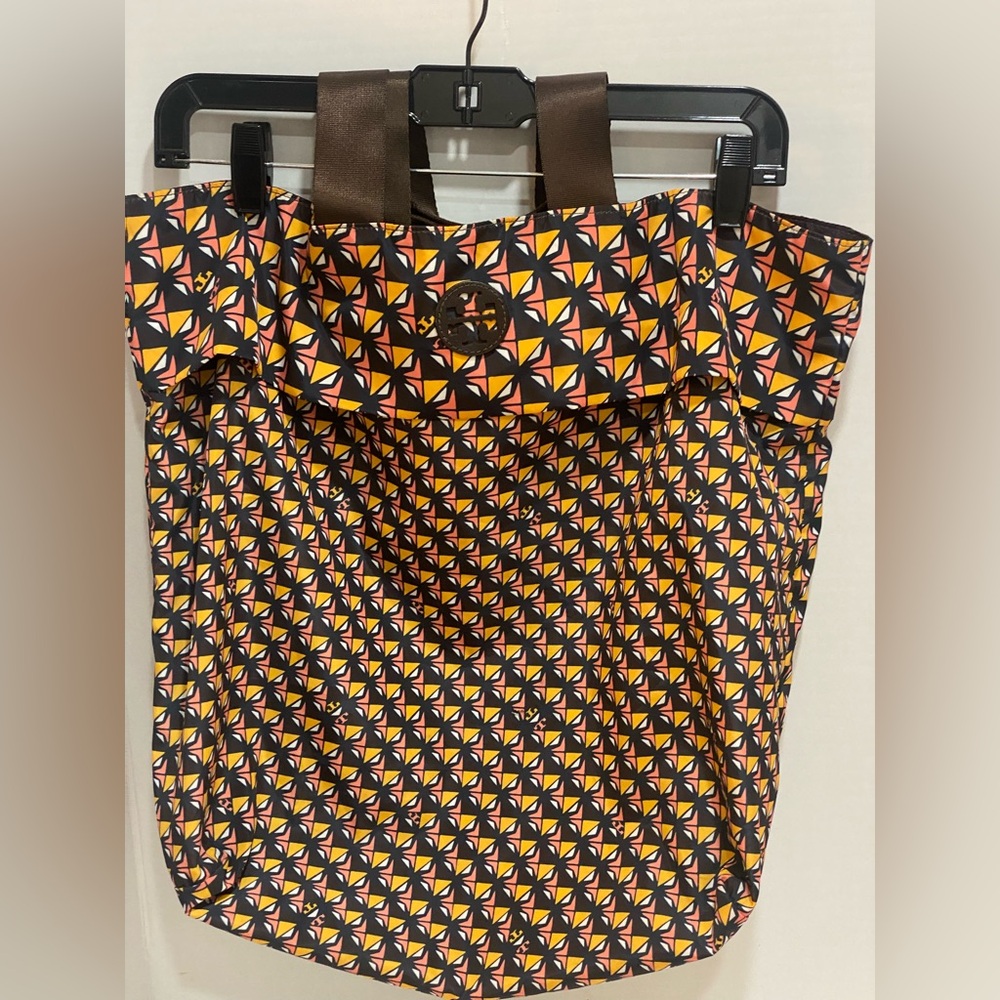 Tory Burch Nylon Packable Tote With Zip Pocket